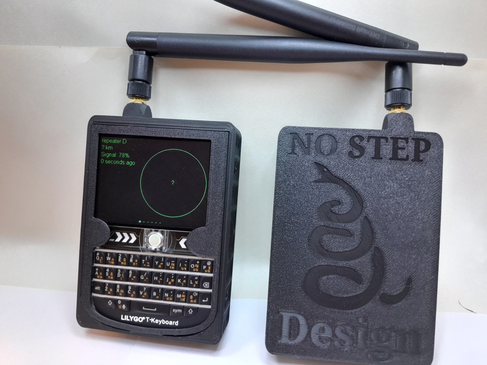 Meshtastic T-Deck STAND ALONE node ready to use 915mhz w/ custom case 3000mah