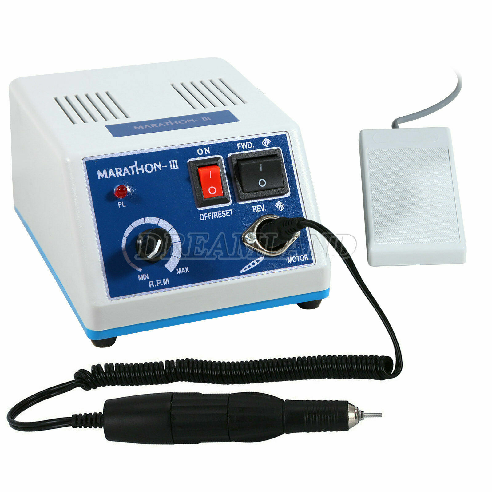 Dental Lab Micro Motor N3 with 35000RPM Handpiece Electric Polishing Machine US