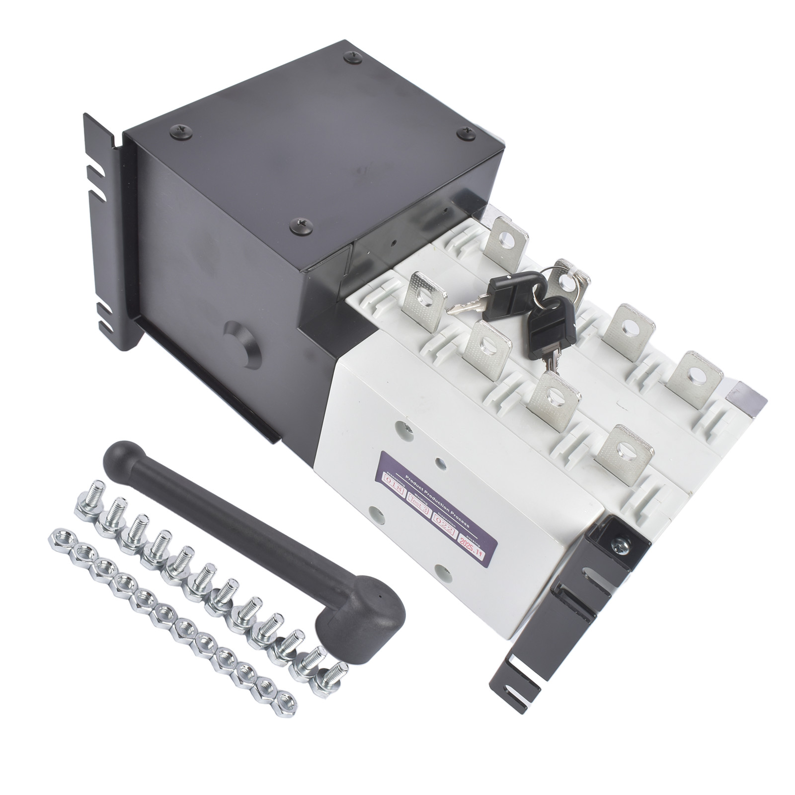 Replacement Industrial Automatic TransferSwitch 4P 160A 110V or 220V Auto/Manual
