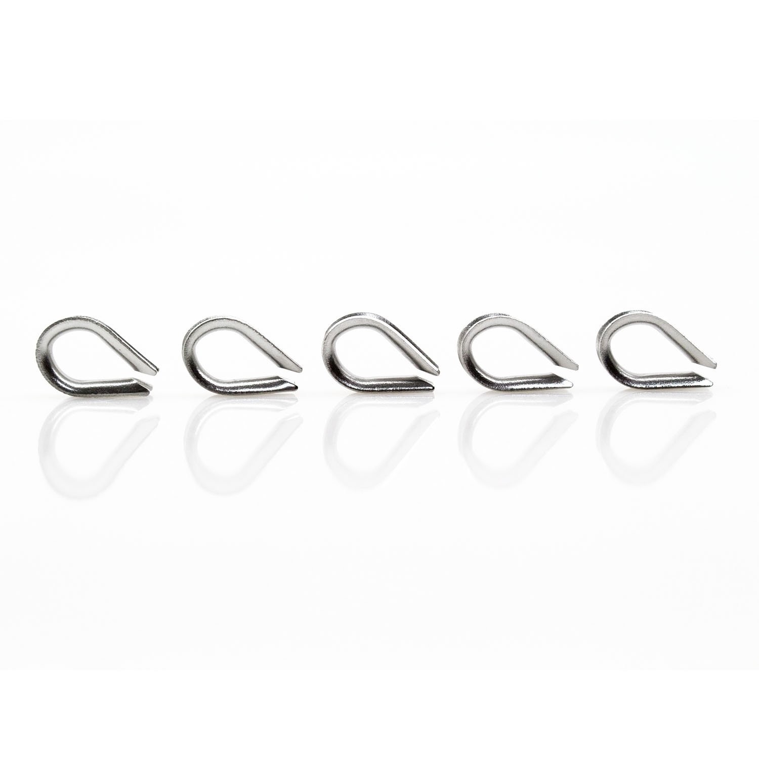 M2 304 Stainless Steel 1/16 Inch – 3/32 Inch Diameter Wire Rope Cable Thimble…