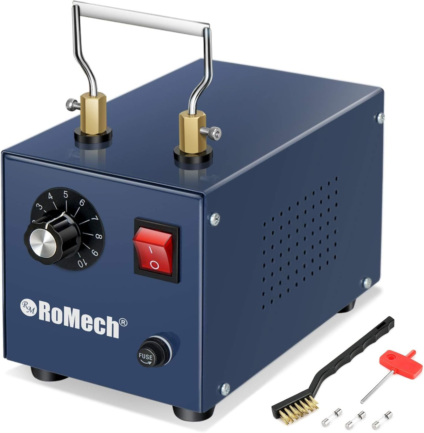 ROMECH 160W Adjustable Electric Rope Cutter, Hot Knife Thermal Blade, Bench Moun