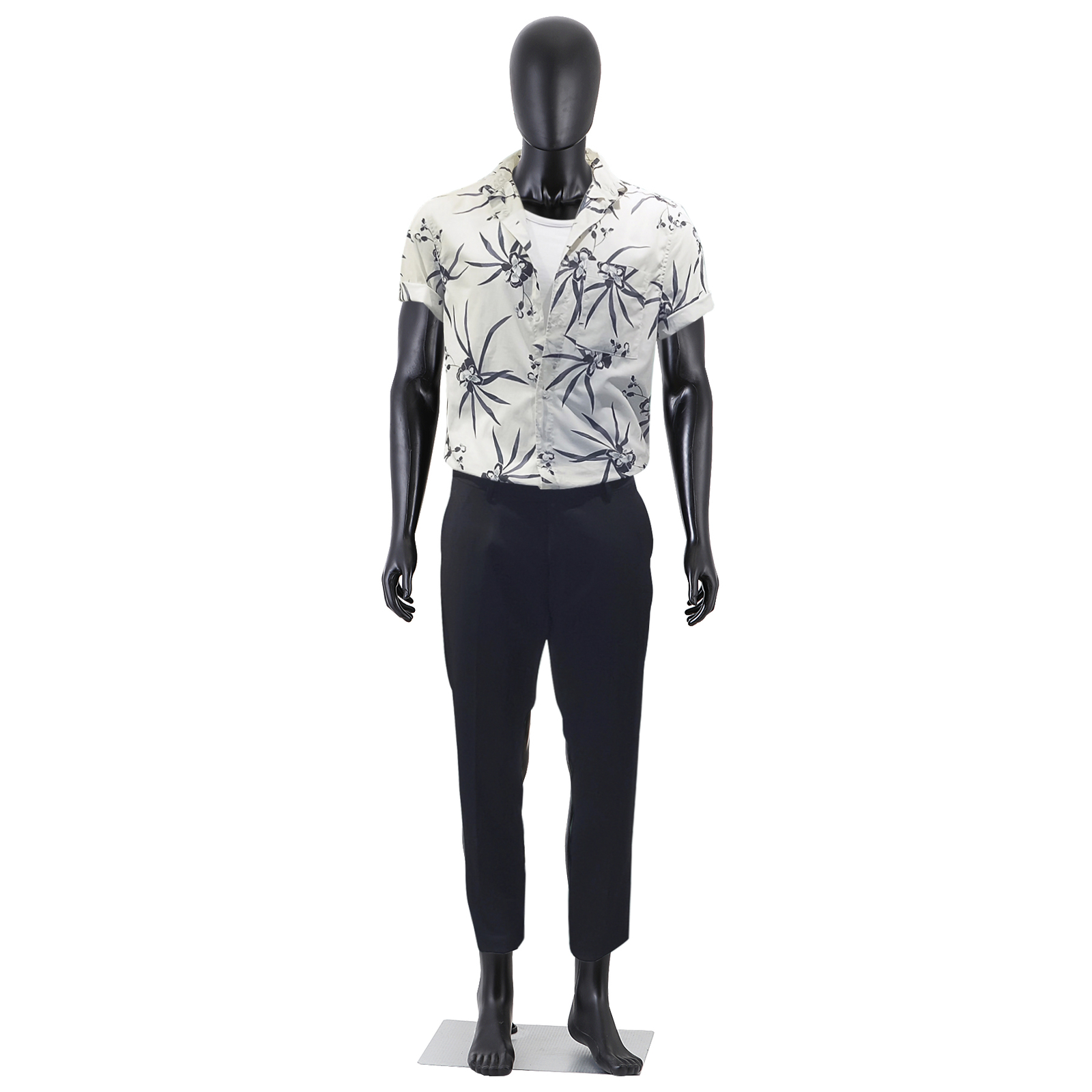 Male Mannequin Dress Form 73″ Adjustable Mannequin Full Body Stand w/Base Black