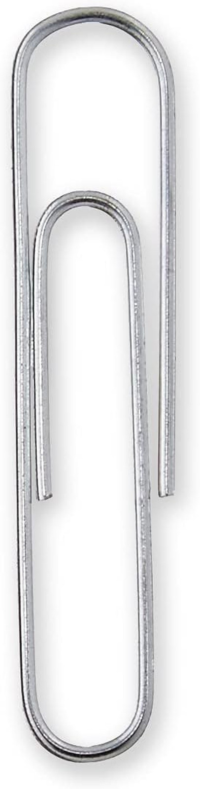 No. 1 Paper Clips, Smooth, 1000 Count (10 Pack of 100), Silver