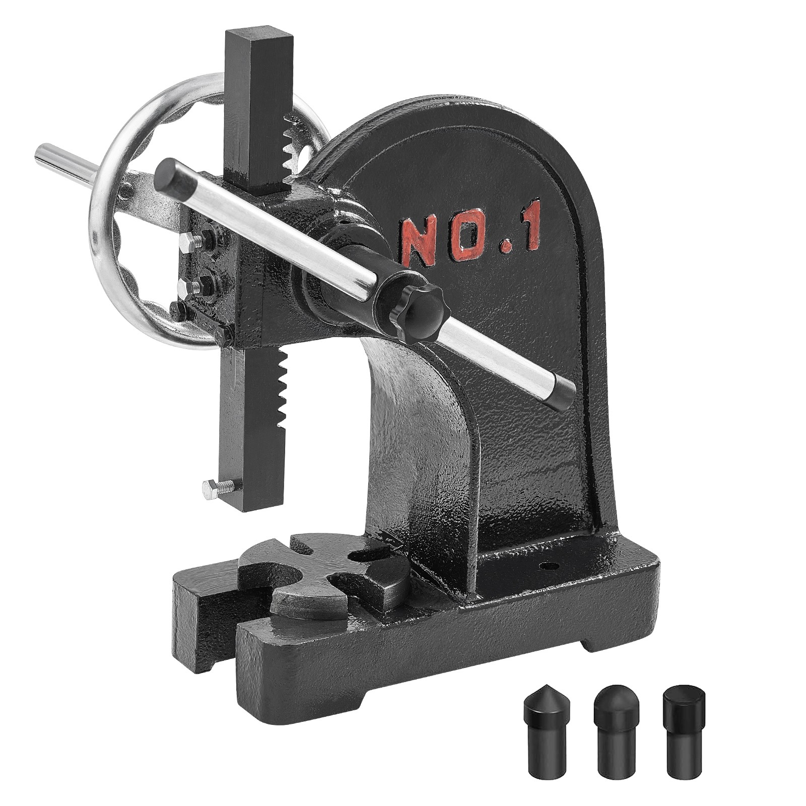 1 Ton Manual Arbor Press Handwheel 5.9″ Height Cast Iron Desktop