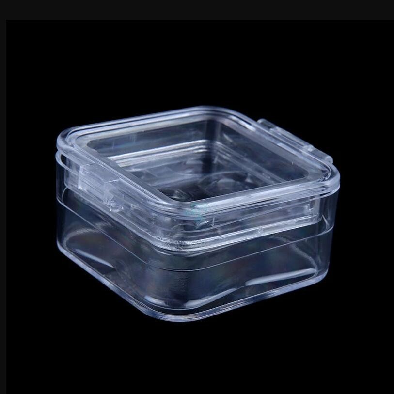 Dental Denture Hinged Display Box Film Membrane Storage Case False Teeth Case