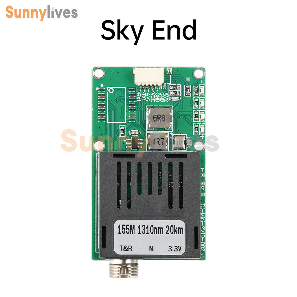 TTL Optical Transceiver Module TTL to Fiber Module FC RX/TX/AV/VCC/GND for Drone