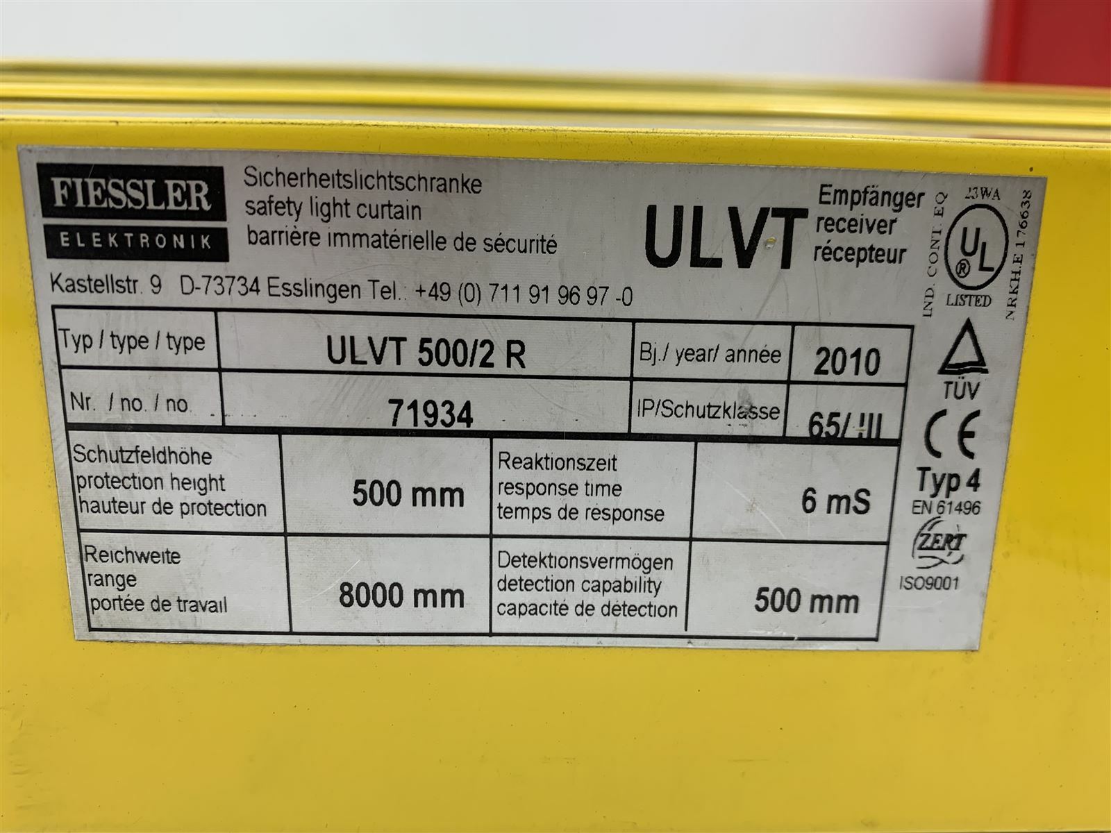 Fiessler Receiver ULVT 500/2 R Transmitter USP 500/2 R