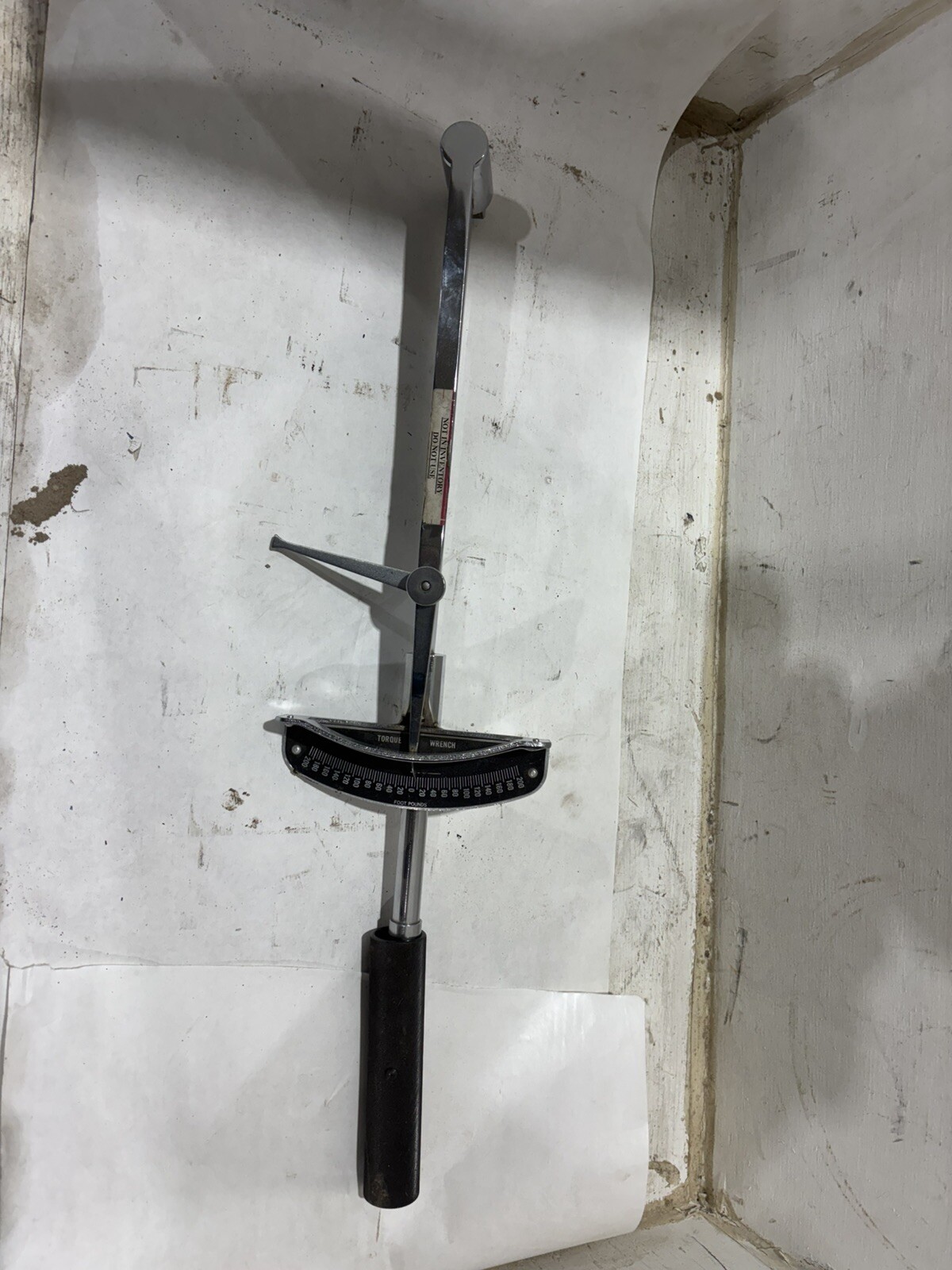 Vintage Sturtevant Richmont 3/4″ Drive Torque Wrench 0-300 Foot Pounds (D6C)