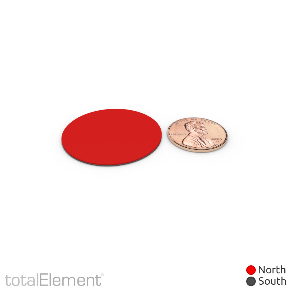 1.25 x 1/32 Inch Thin Neodymium Rare Earth Disc Magnets N52 (12 Pack)
