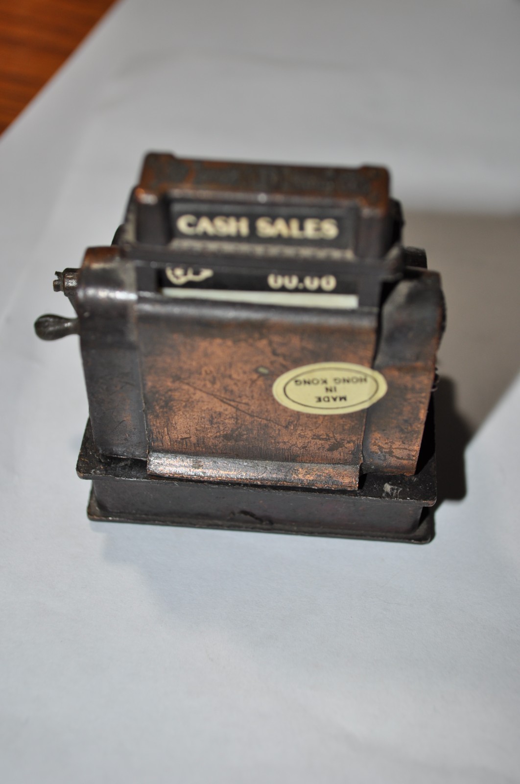 Vintage Diecast Cash Register Pencil Sharpener 1970’s Made in Hong Kong National