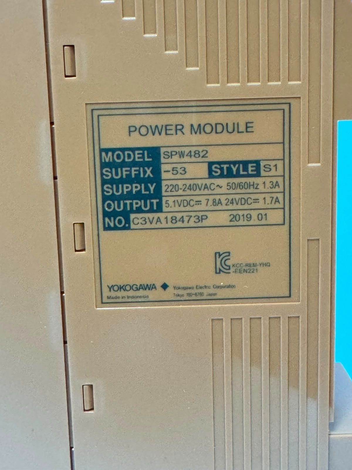 Yokogawa / Power Module / SPW482-53 / S1