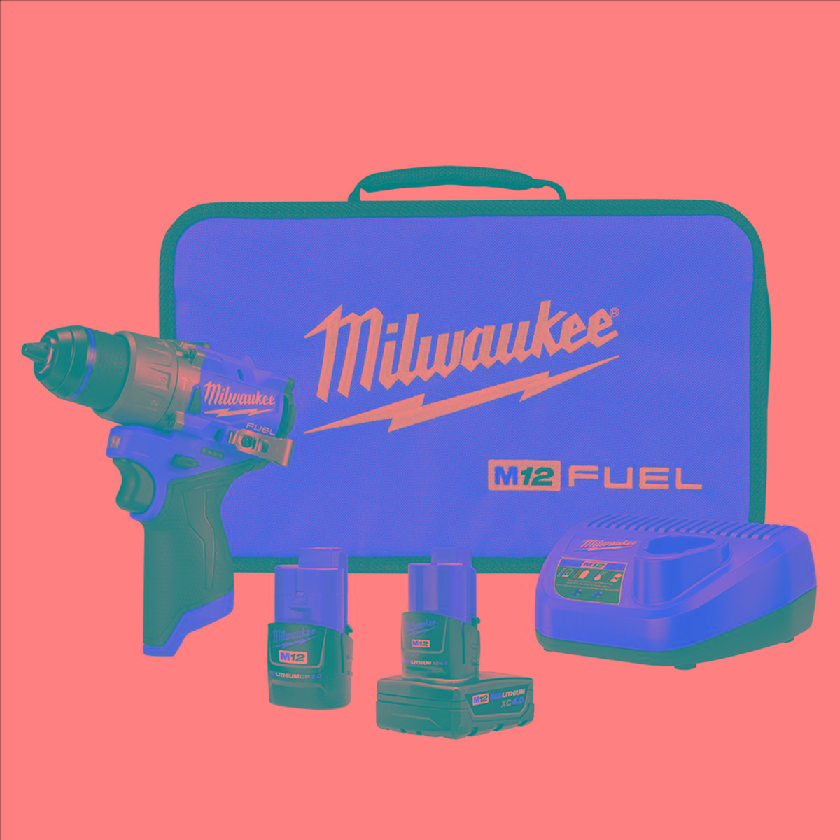 Milwaukee 340422 3404-22 M12 FUEL 1/2″ Hammer Drill/Driver Kit