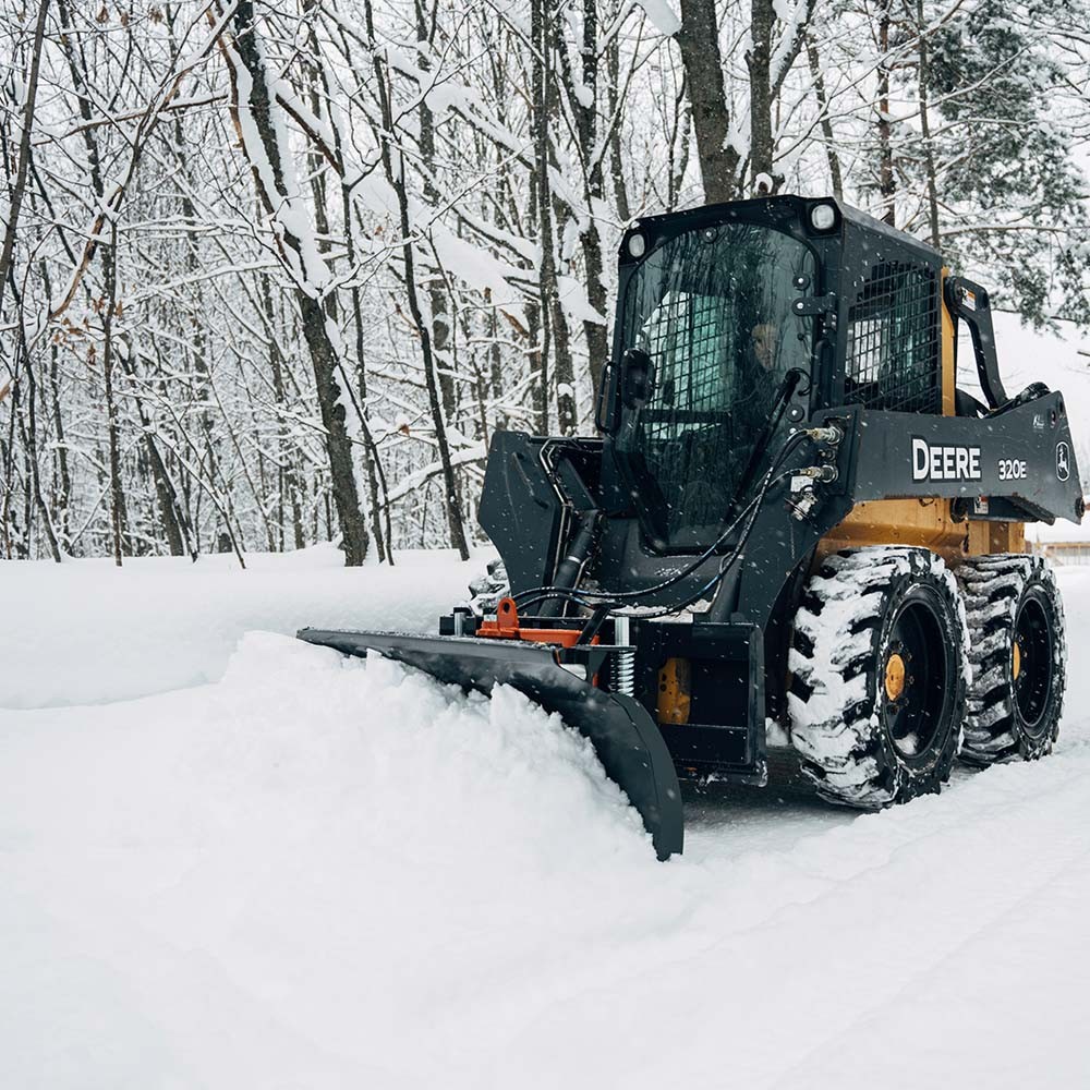 Titan Attachments 79″ Hydraulic Skid Steer Dozer Blade, SSQA