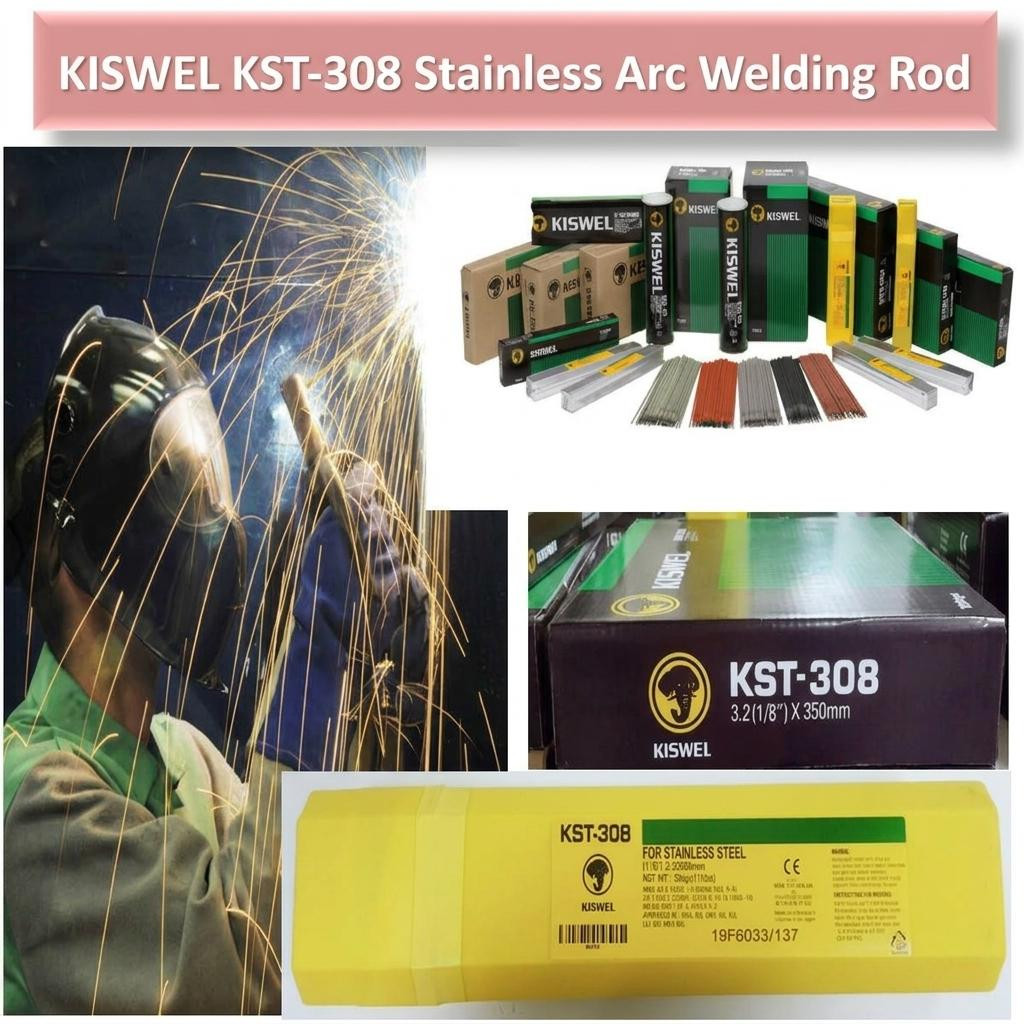 KISWEL KST-309 E309-16 SUS Stainless Arc Welding Rod 2.6mm 2.2lb 1kg 49pcs