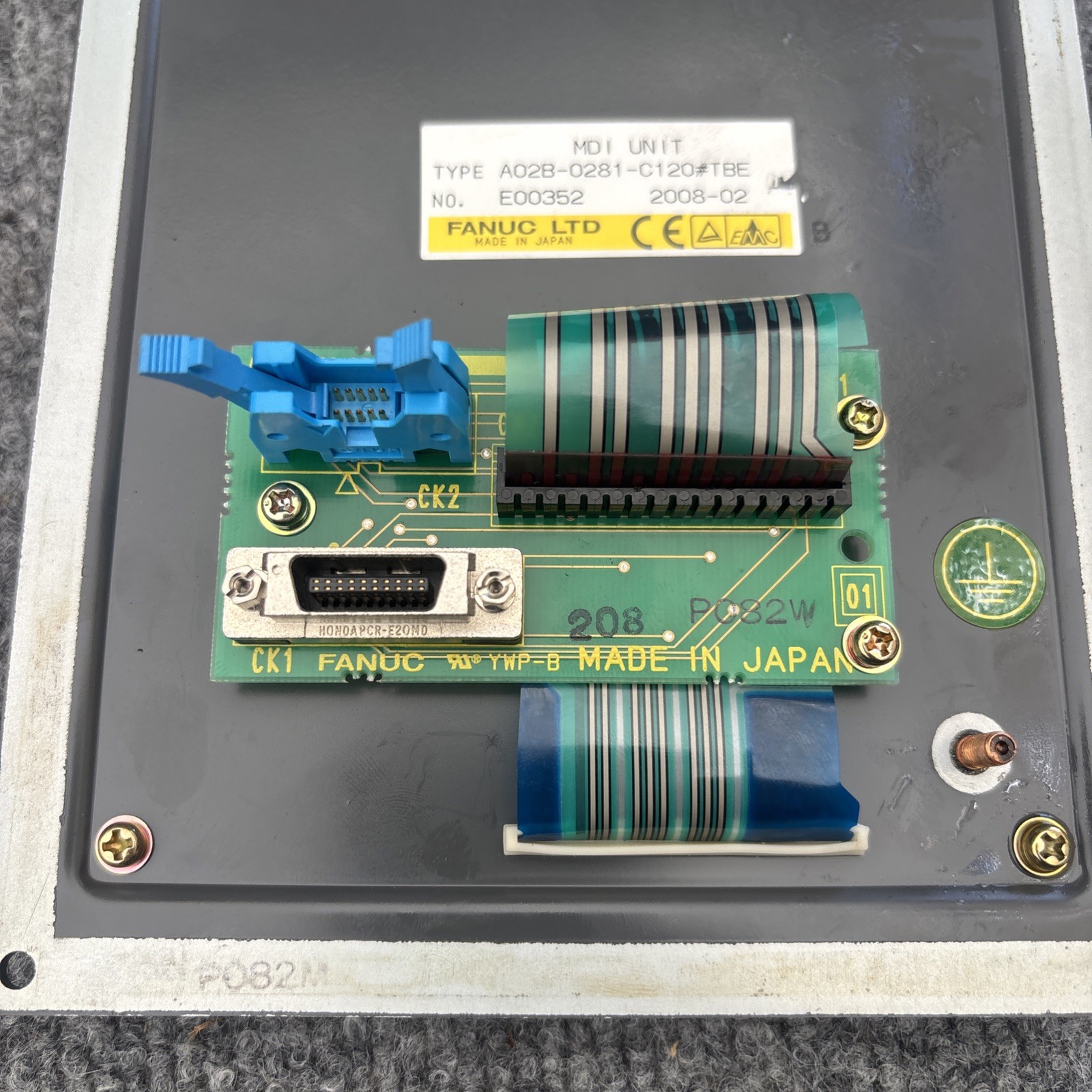 Fanuc Mdi Unit A02B–0281–C120 #TBE Control Panel Used