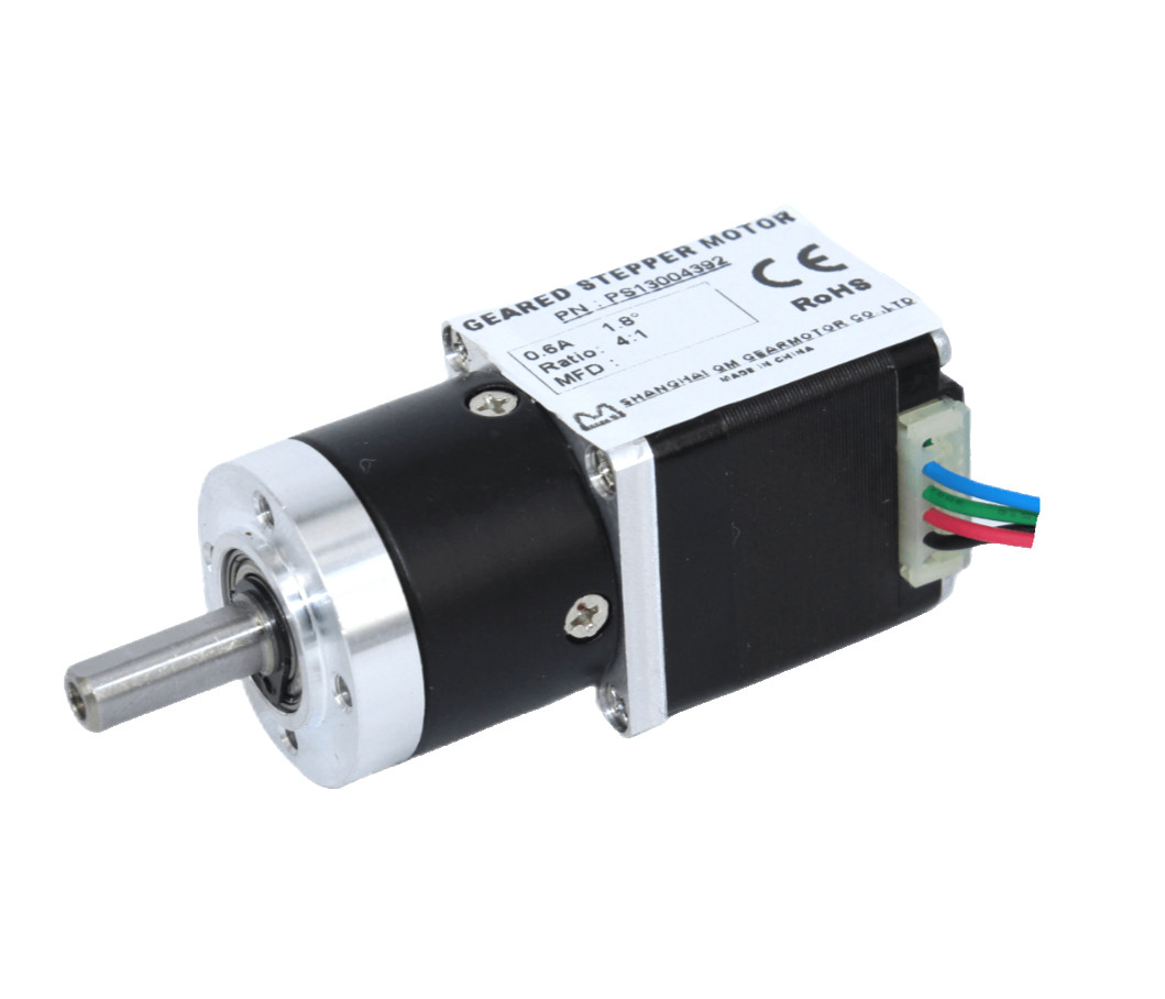 PL28 Planetary Gearbox NEMA 11 Stepper Motor 0.6A Ratio 3~100:1