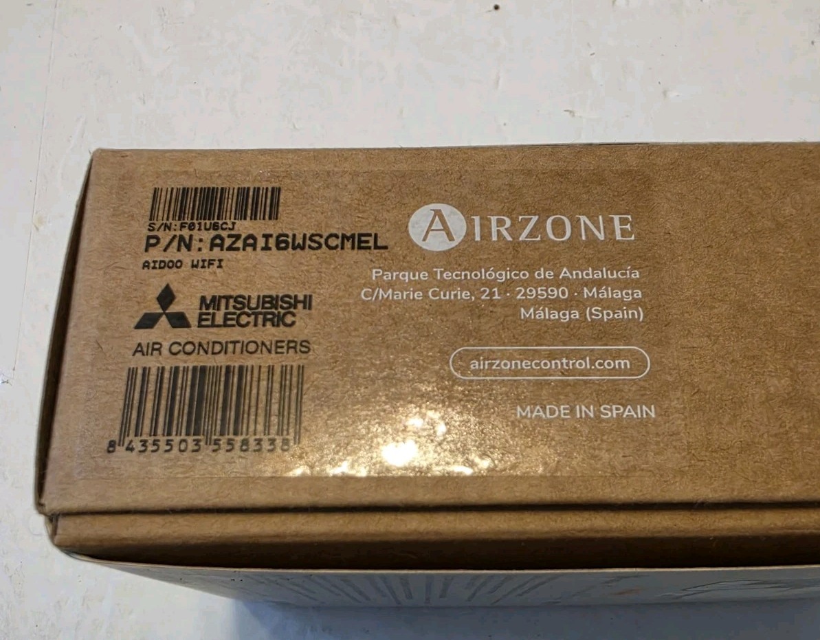 Airzone Aidoo WiFi Controller For Mitsubishi AC Units AZAI6WSCMEL