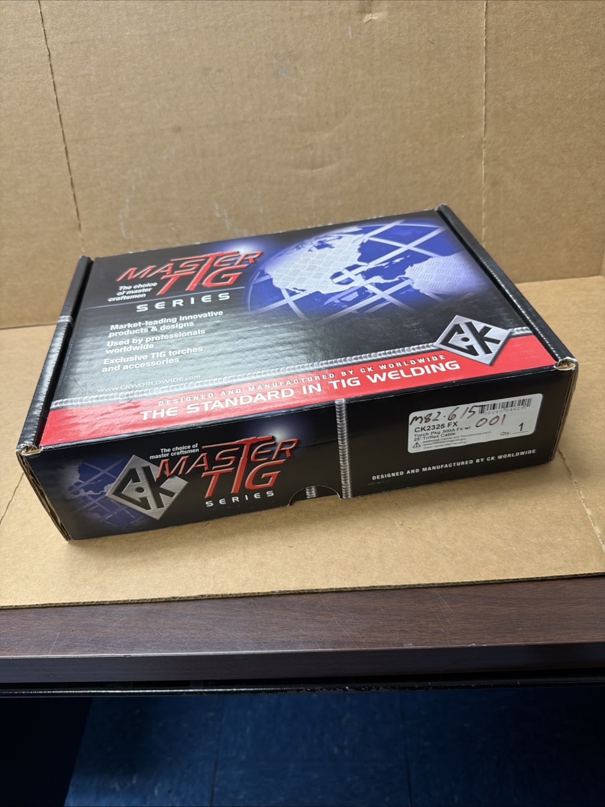CK Worldwide Master TIG Series CK2325FX TIG Torch Flex Head 25′