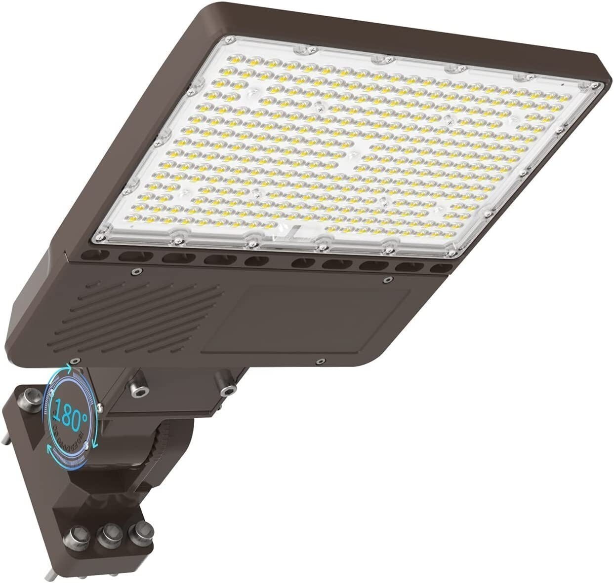 2Pack 200W LED Parking Lot Lighting Slip Fitter Commercial Outdoor Shoebox Light