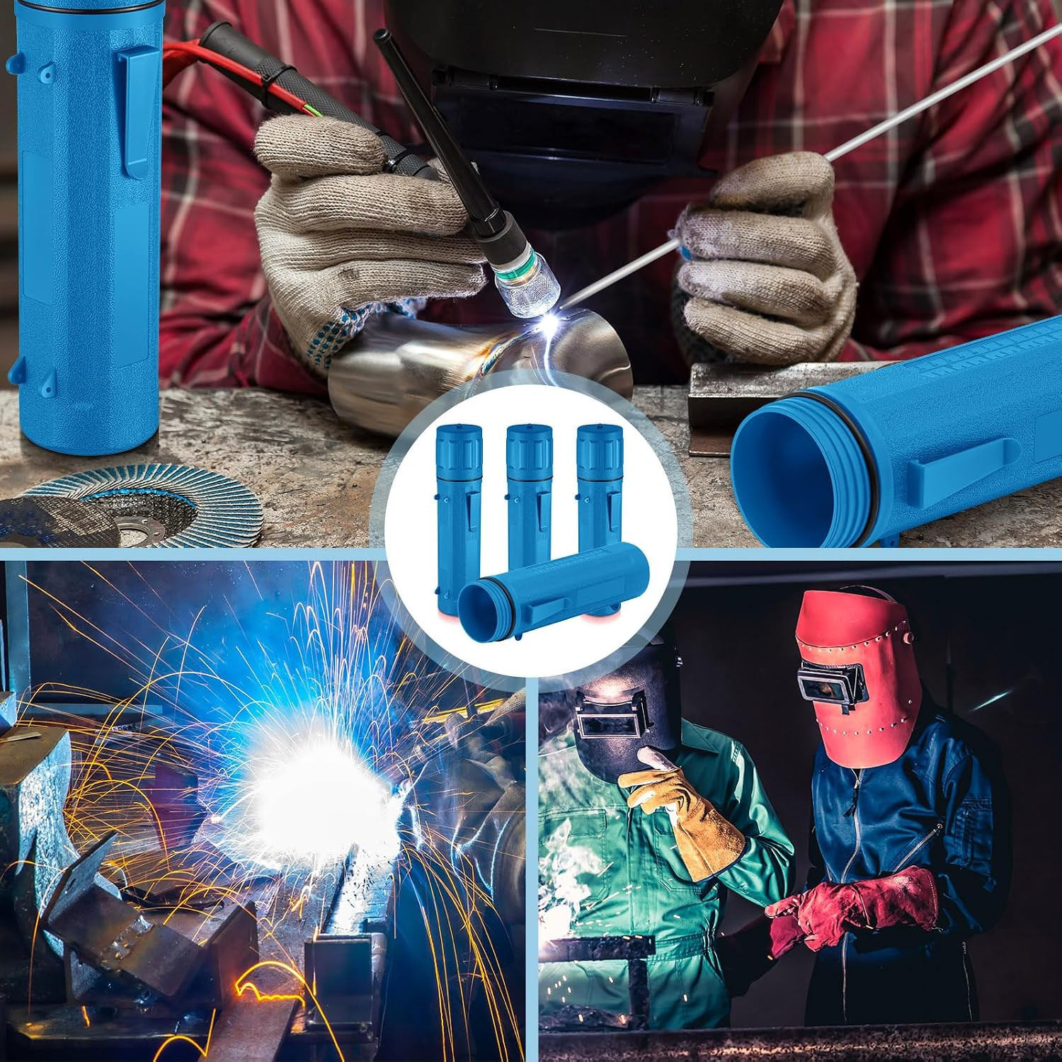 8 Pcs Welding Rod Holder Stick Welding Electrode Rod Storage Tube 14 Inch Rod St