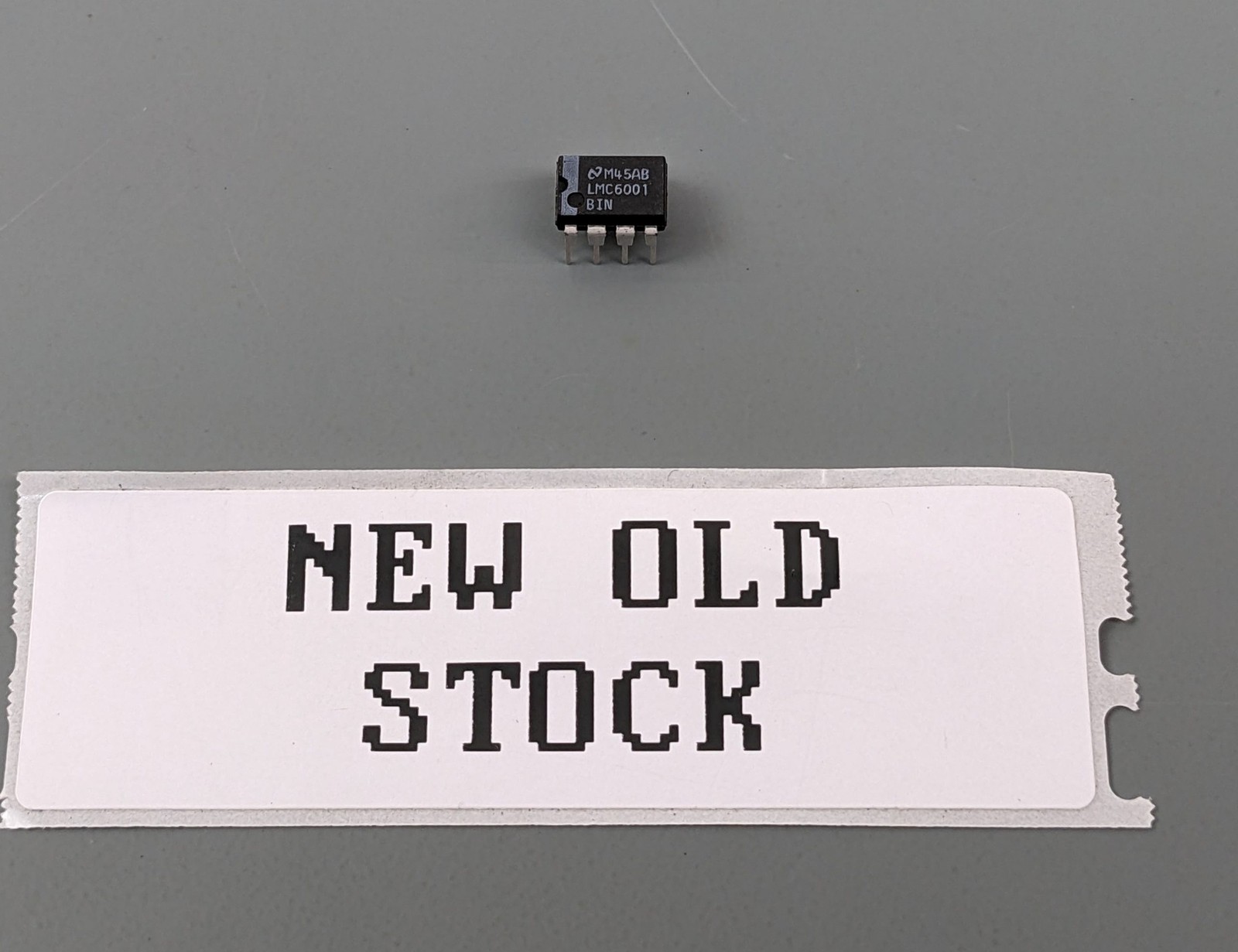 (2) LMC6001BIN OP AMP ~ Ultra Low Input Current, Low Noise, NSC