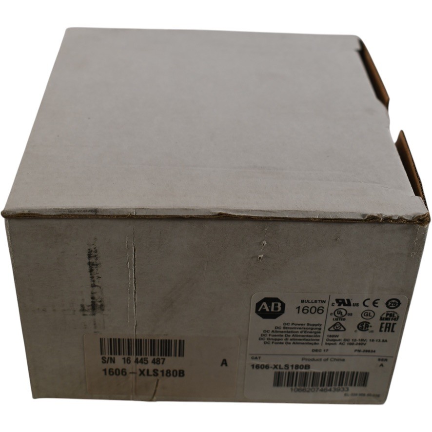 NEW Allen Bradley 1606-XLS180B AC or DC Input 24 to 28 VDC Out 180 W Power Suppl