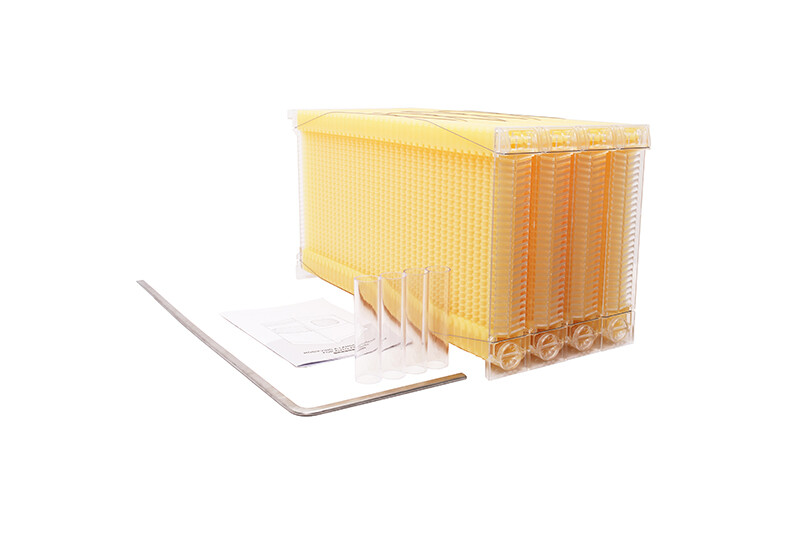 Auto Bee Hives Beekeeping Box Comb Honey House +7 Beekeeping Frames + Hive Stand