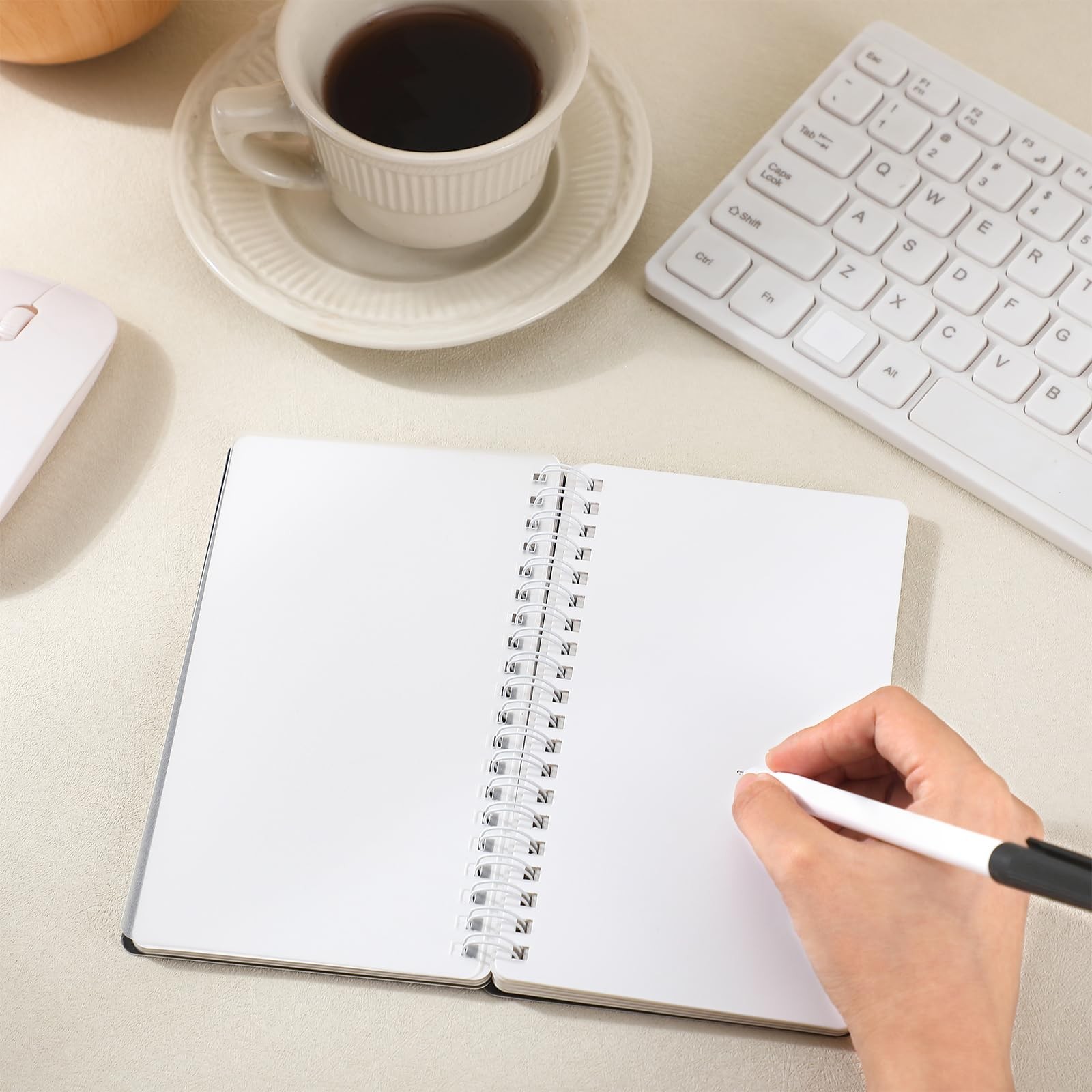 Portable White Board Dry Erase Notebook 4×7 Inch Mini Reusable Black Memo