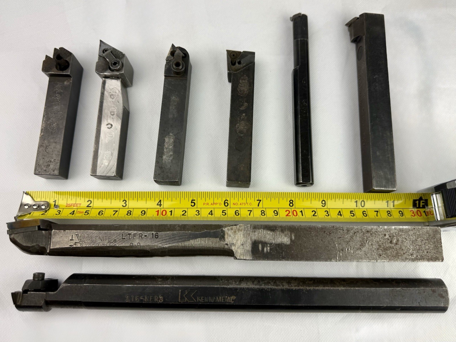 Kennametal Valenite Lathe Tool Holder Boring Bar Lot S16-NER3 LTFR-16 8pc⁠