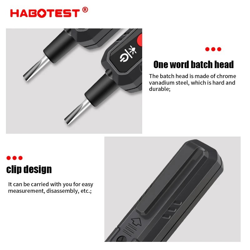 HT89 Voltage Electric Tester Volt Detector Test Pen AC DC 110-220V