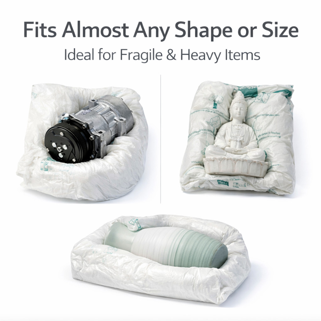 22×27 Expandable Foam Bags Model 80 Fits 18x12x12 Box Room Temp