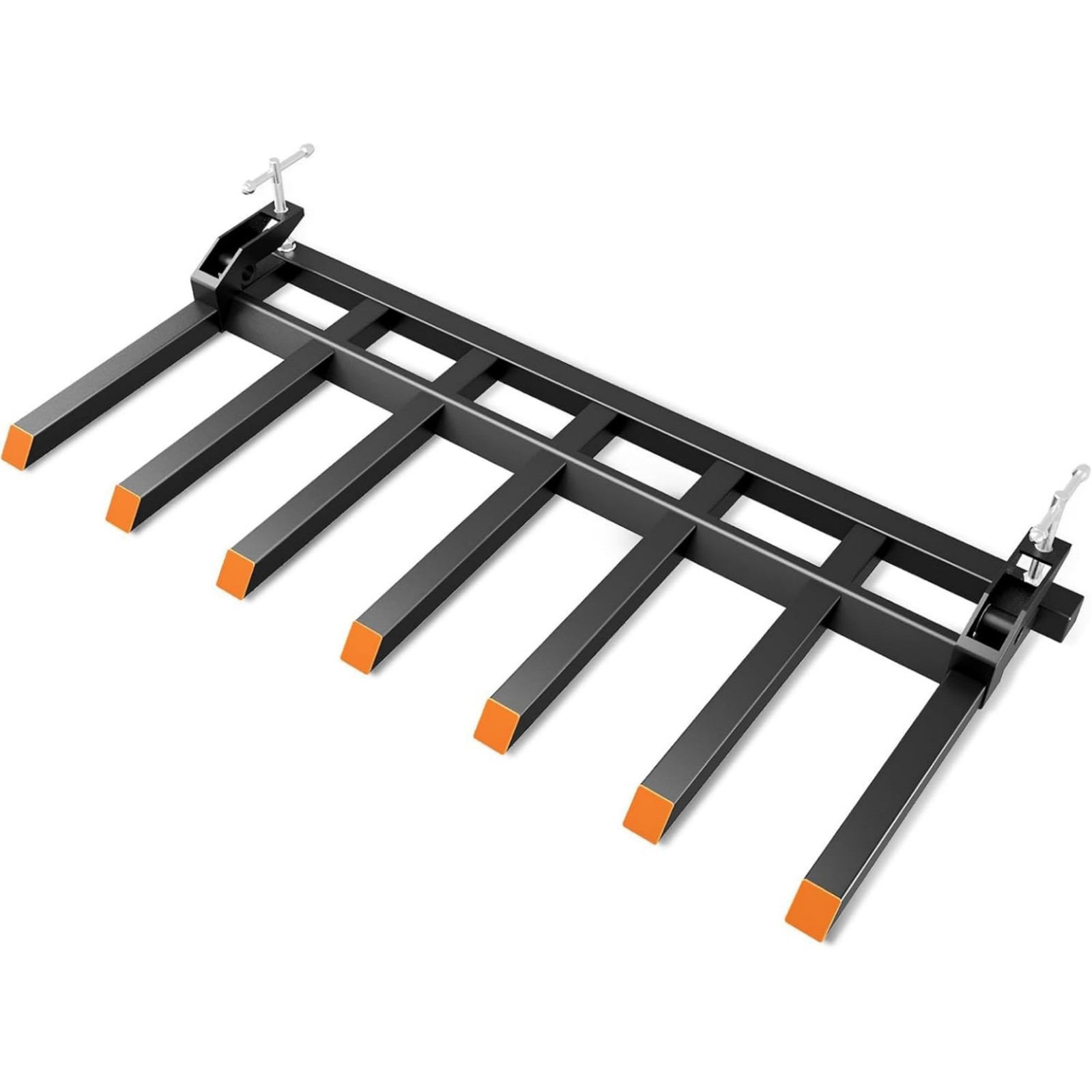 68″ Fork Length Clamp-On Debris Forks Fit 68/70/72″ Loader Buckets Skid Steers