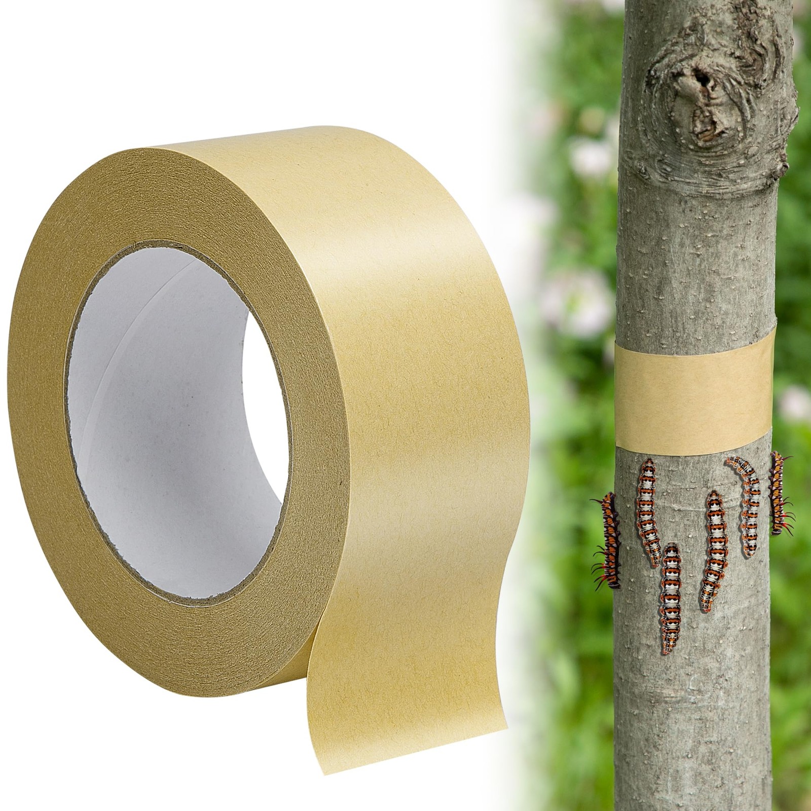 165 Ft x 2 Inch Tree Insect Barrier Tape, Cicada Tree Wrap Protection Tape, A…