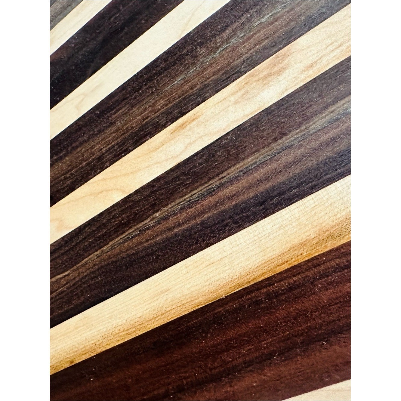 Black Walnut & Maple Wood Cutting Board-Handmade
