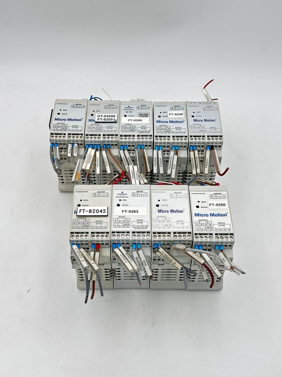 EMERSON MICRO MOTION TRANSMITTER MODEL 2500D3ABBBEZZZ PN : 20000742 REV BB