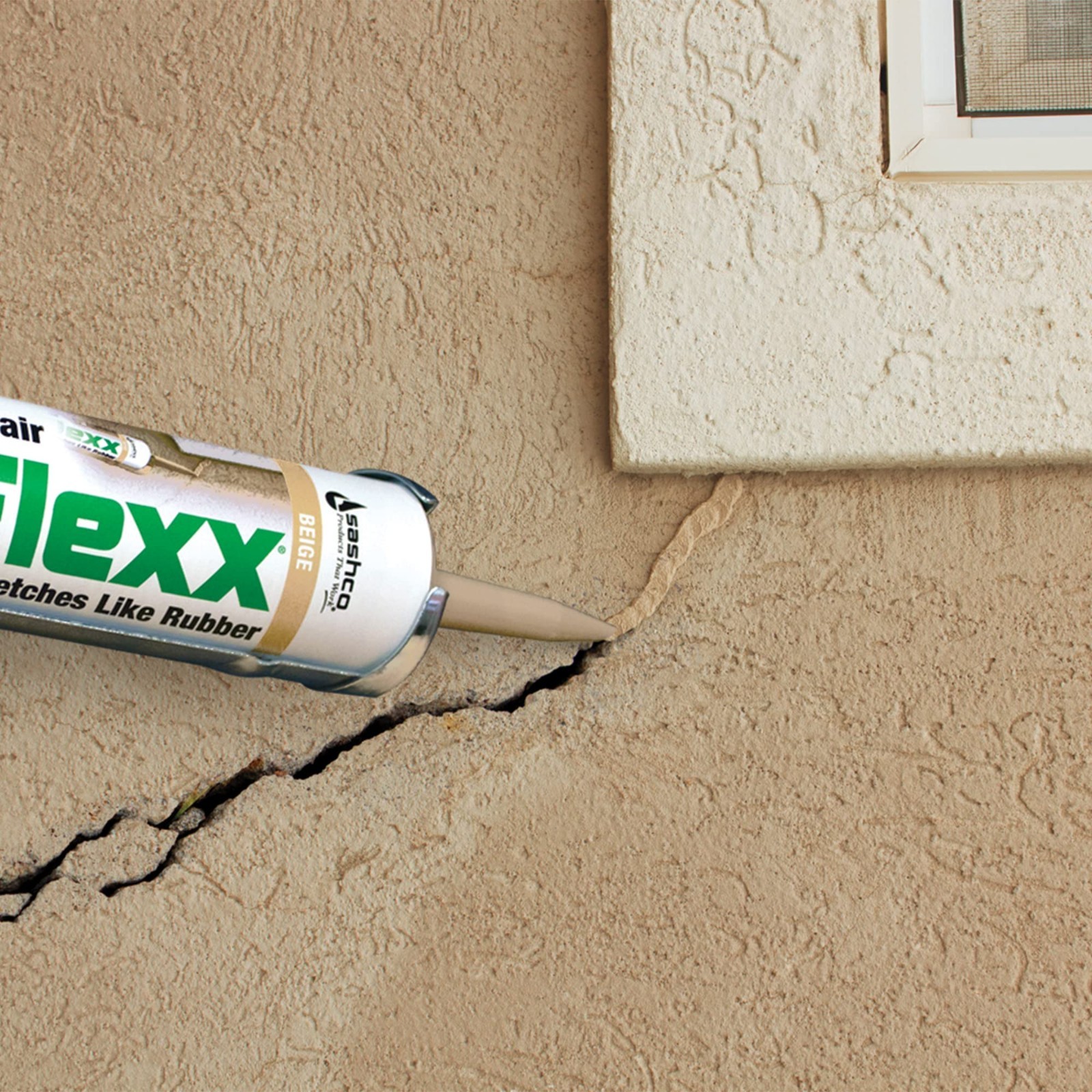 Textured White Caulk, 10.5 oz Tube, Pack of 12 – Flexible Sealant for Home Repai