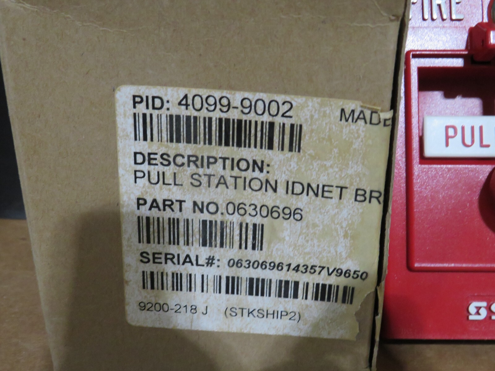 NEW OPEN SIMPLEX 4099-9002 PULL STATION FIRE ALARM FREE 2DAY SHIPPING