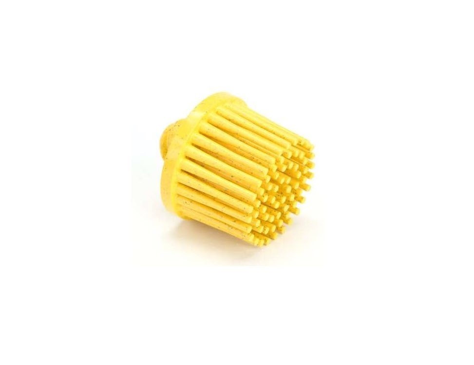 3M 18706 – 1″ 80 – Grit Roloc Bristle Disc, Yellow (20 Per Box)