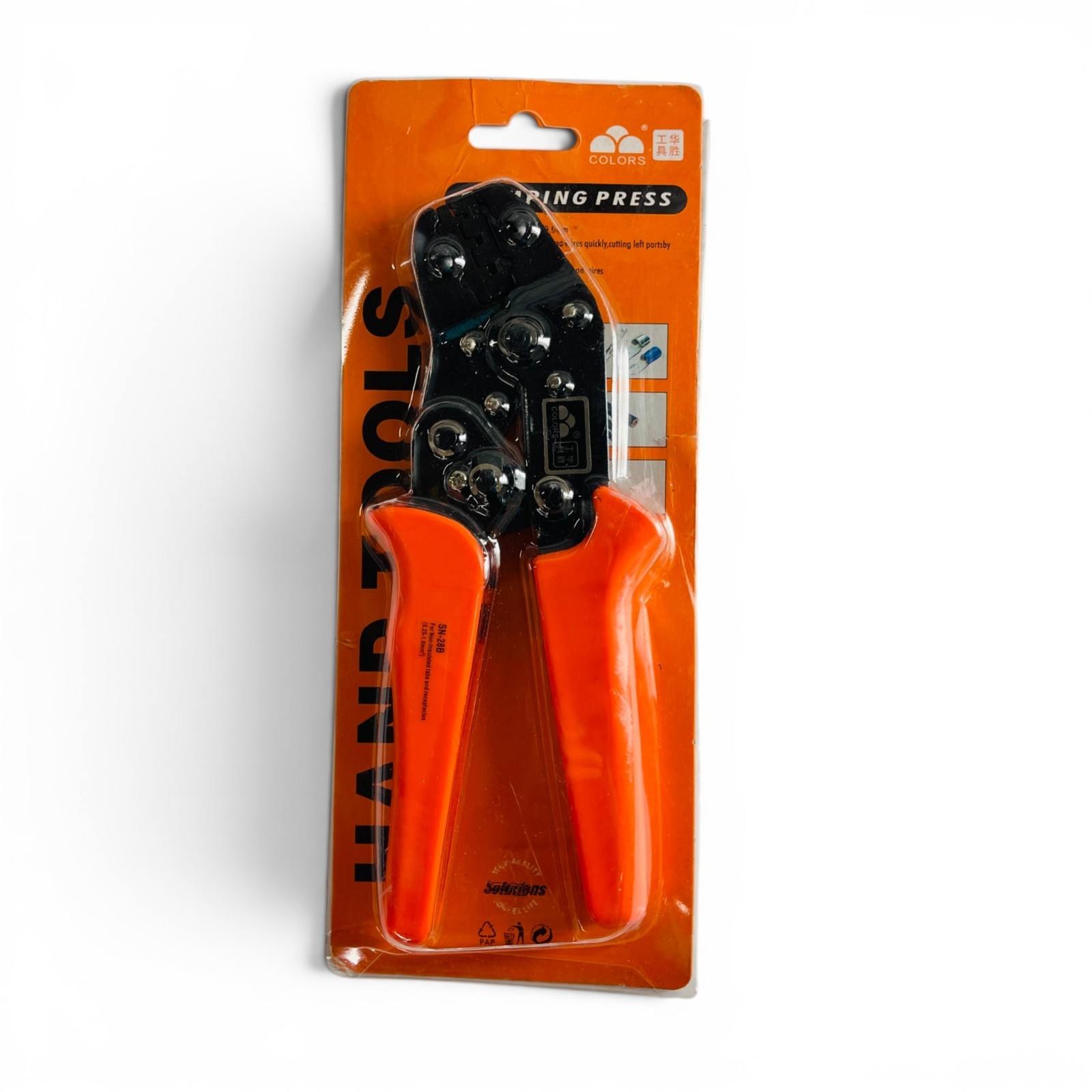 Haisstronica Ratcheting Crimper Lot SN-28B Colors Crimping Press, 2 Pcs Set