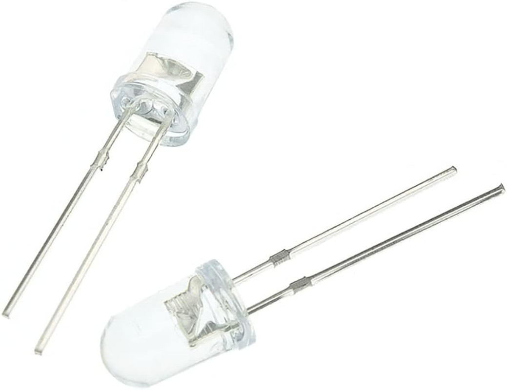 100Pcs 5Mm RGB Multicolor Slow Flashing LED Diode, Multi-Color Blinking Chang…