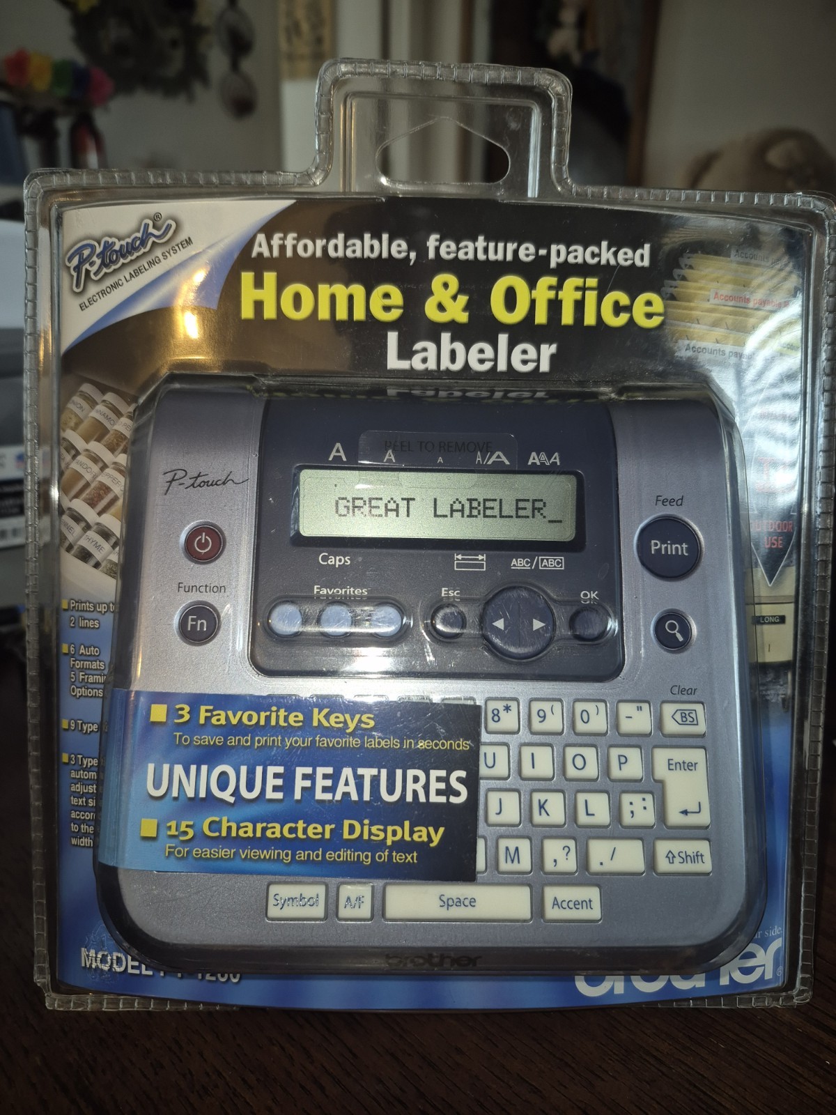 P- Touch Brother P-Touch PT-1280 Home & Office labeler new in sealed p ackage