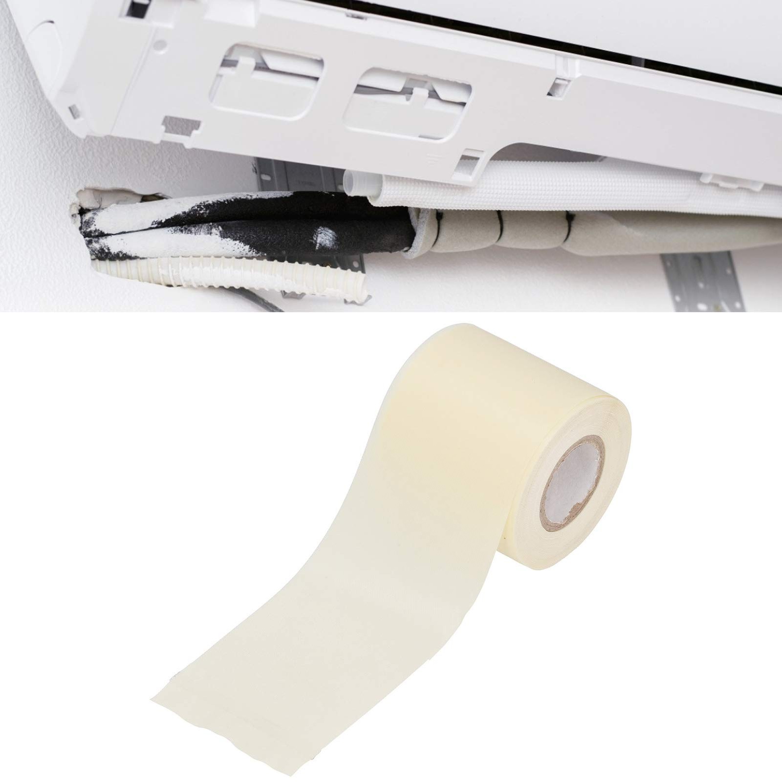 Mini Split Tape, Air Conditioner Pipe Insulation,Insulation Beige, default