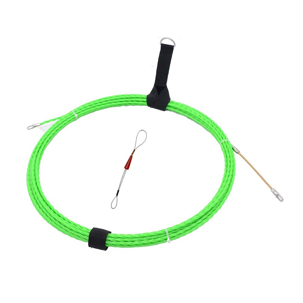 Fish Tape Electrical Wire Threader Puller Fastener Tool 33 FT(10M) Large
