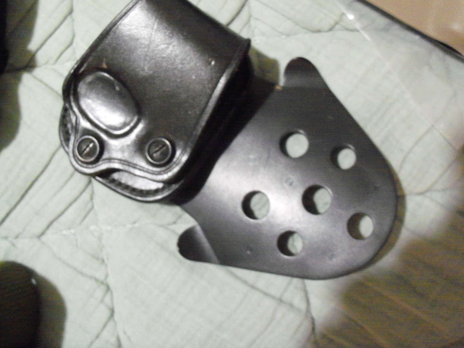 Uncle Mikes Duty Belt large, various holsters, Bulldog holder, 12 ga. holder LOT