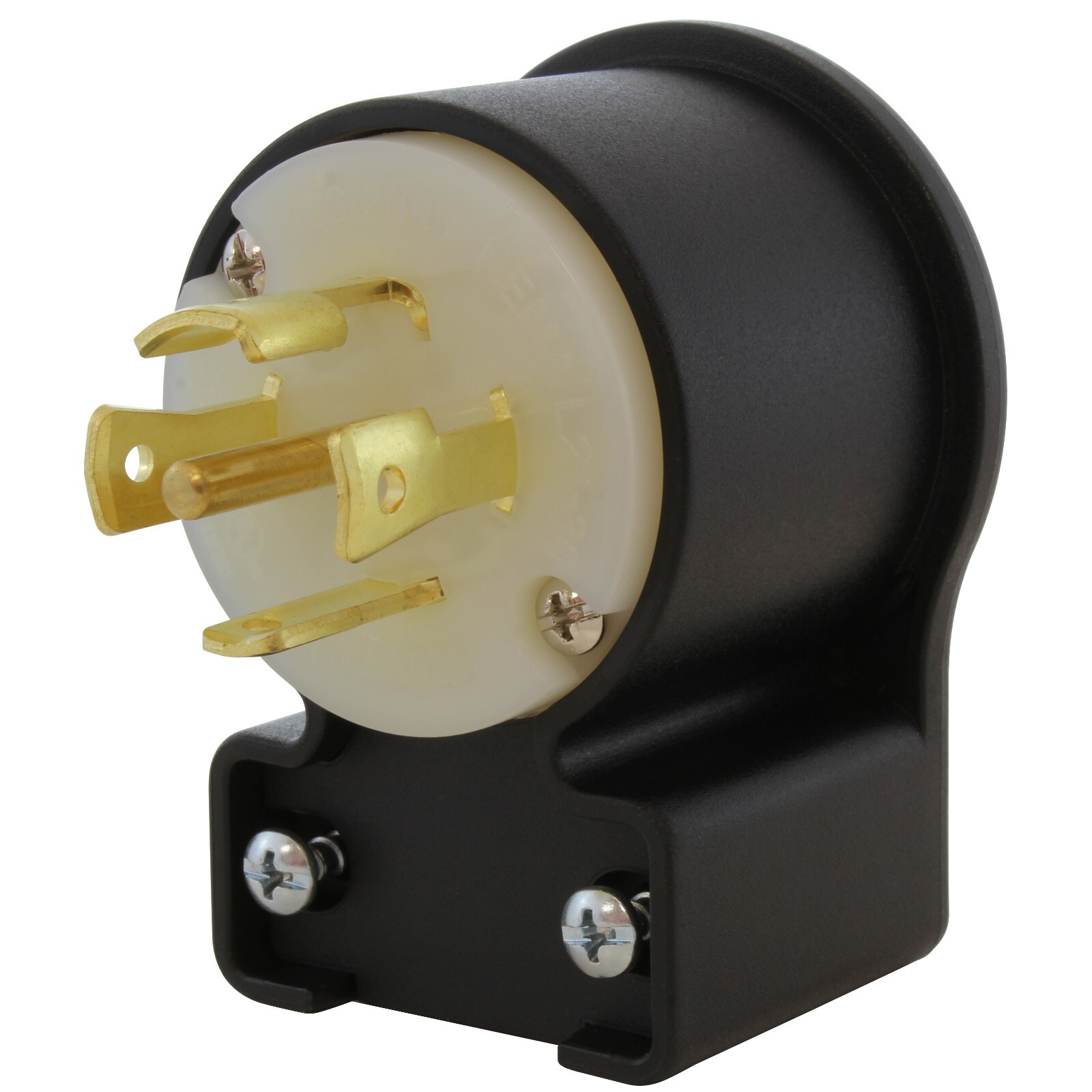 NEMA L21-30P 30A 120/208V 3-Phase 5-Prong Locking Right Angle Male Plug Assembly
