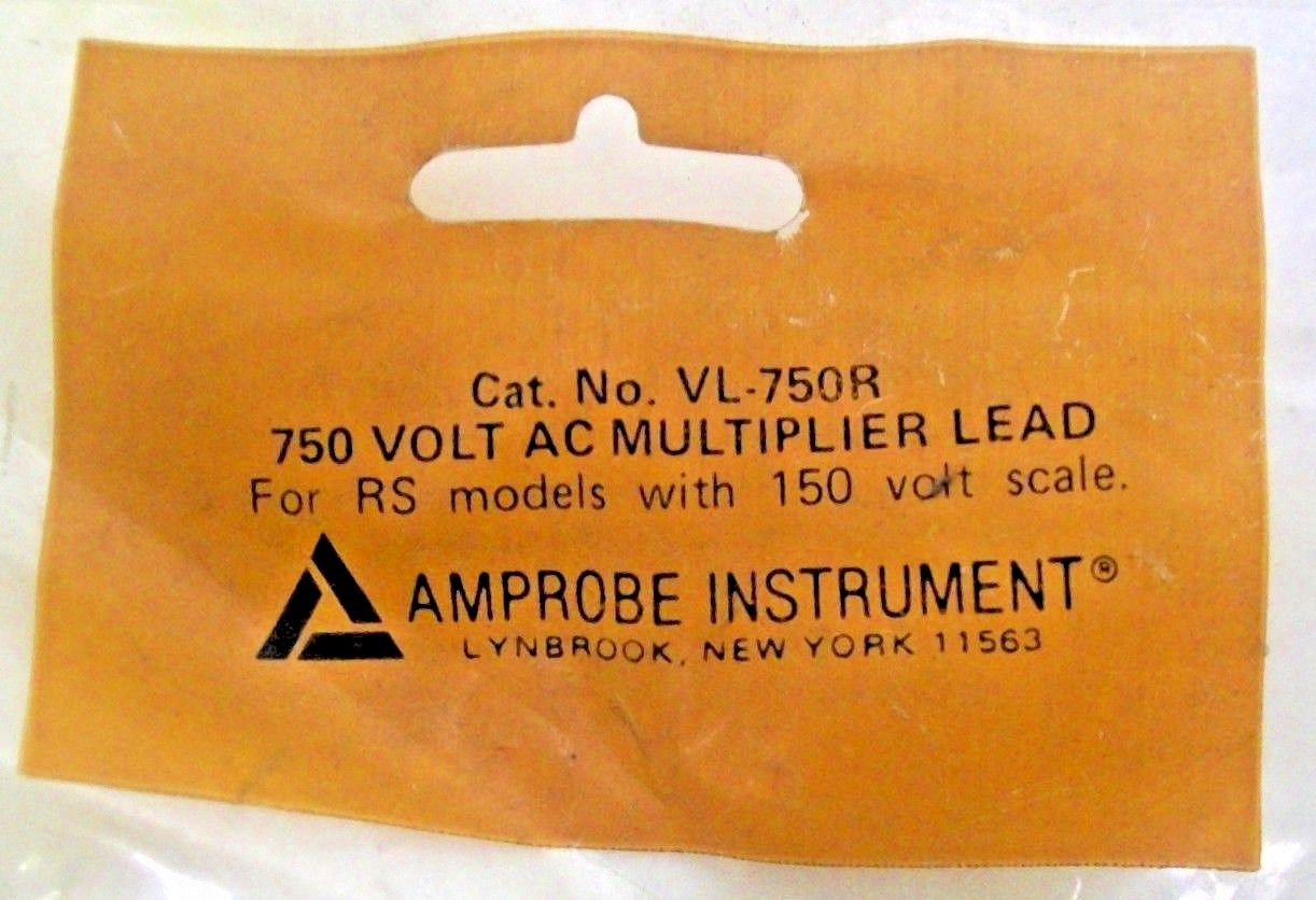 Amprobe VL-750R 750V AC Multiplier Lead For RS Models with 150 Volt Scale