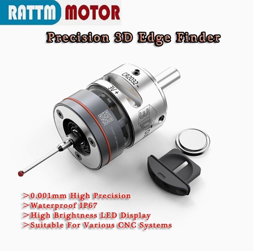 Professional 3D Touch Probe, 0.001mmAccuracy CNC Milling Machine 3D Trigger Find