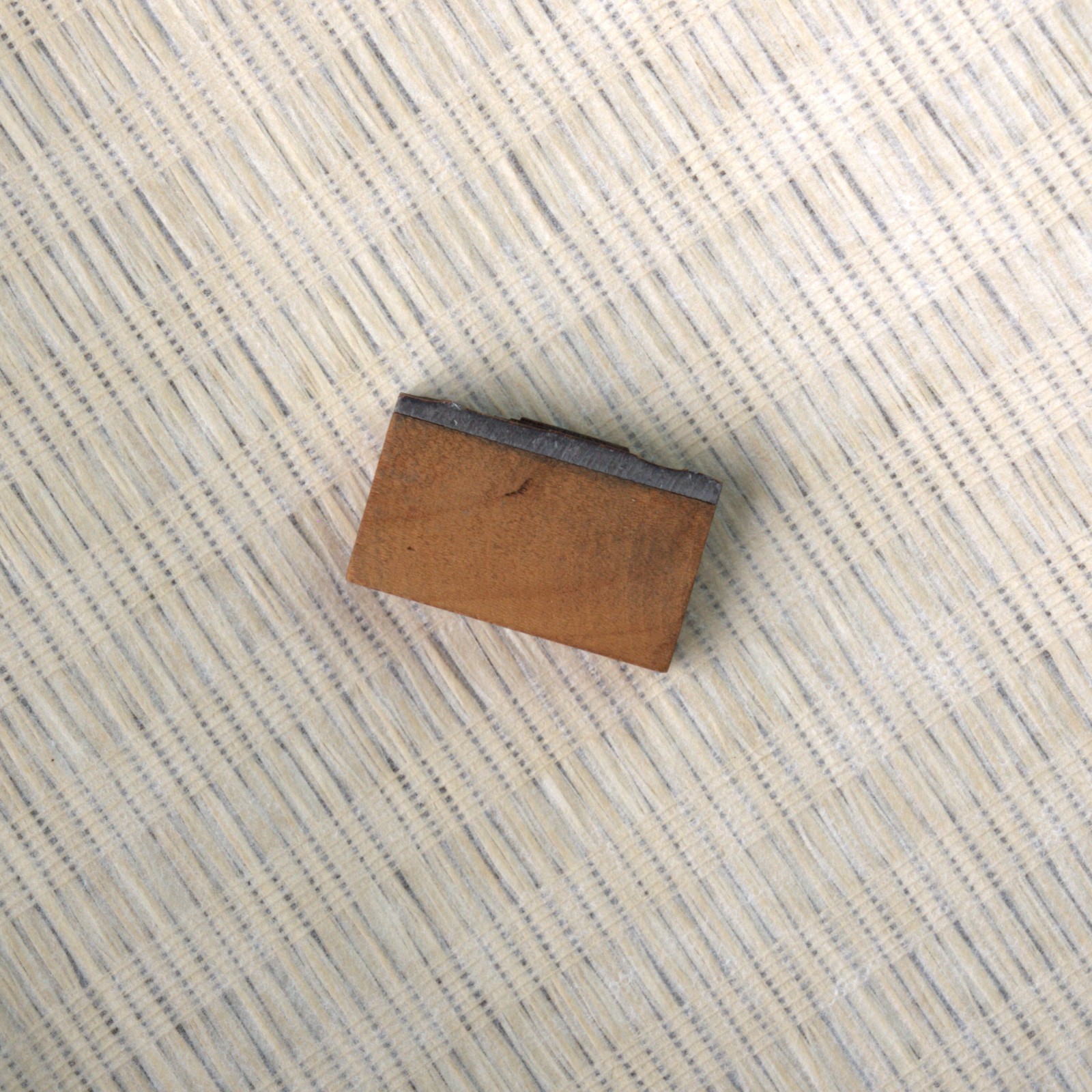 Vintage Hallmark Crown Logo Letterpress Printing Block Wood Metal Kansas City