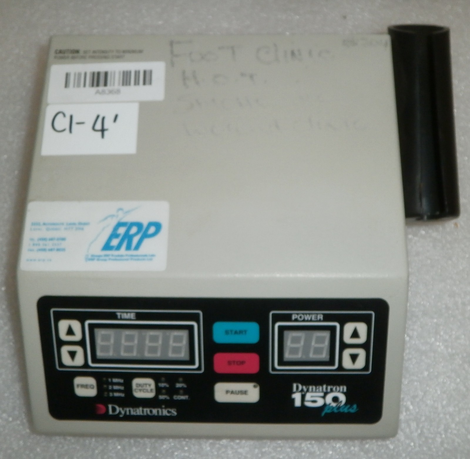 Dynatronics Dynatron 150 Plus Ultrasound Generator DRF-100 D150 (no probe)