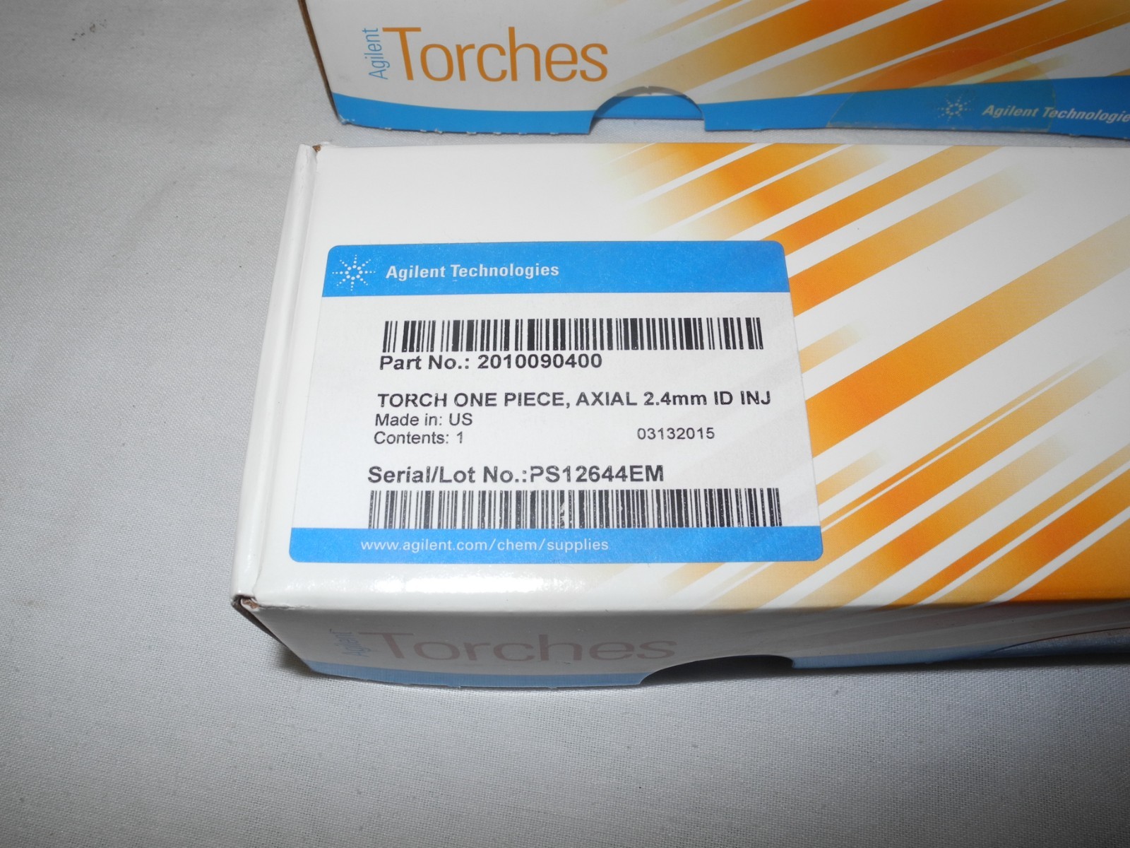 AGILENT 2010090400 TORCH ONE PIECE AXIAL 2.4mm ID INJECTOR NEW/SEALED